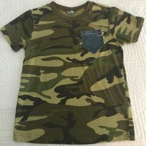 Toddler boy Denimtology Camo Pocket Tee